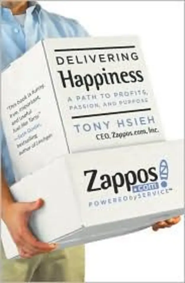 Delivering Happiness book cover 