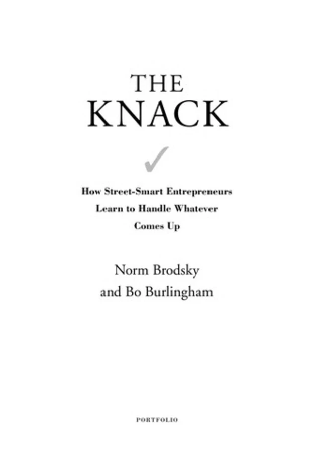 The Knack book cover 