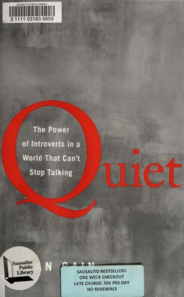 Quiet book cover 