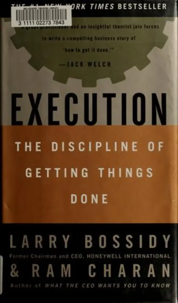 Execution book cover 