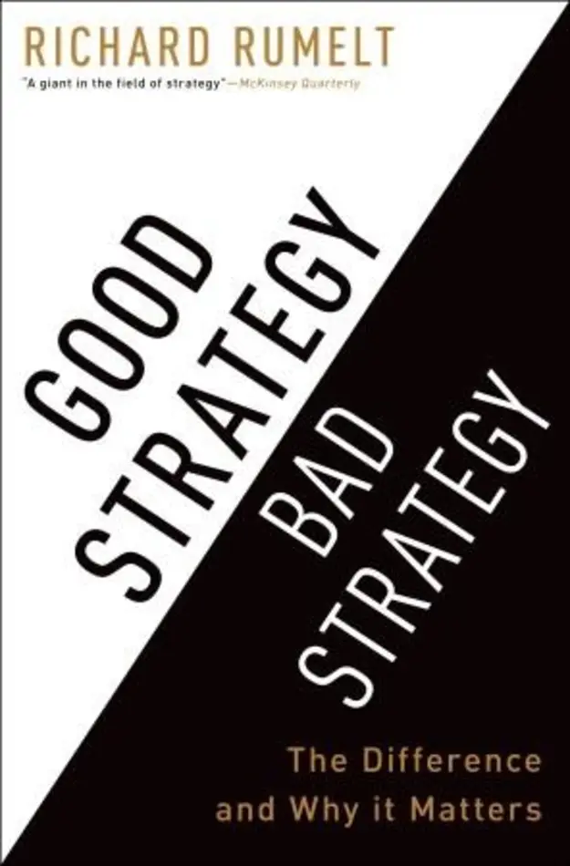 Good Strategy Bad Strategy book cover 