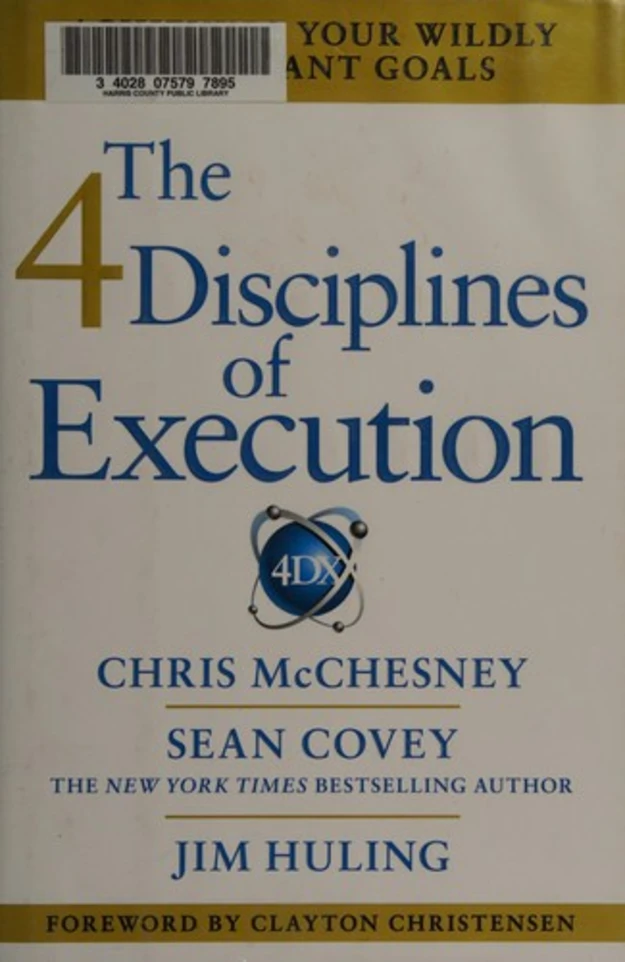 The 4 Disciplines of Execution book cover 