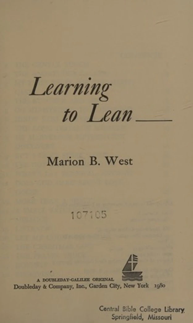 Learning to Lean book cover 