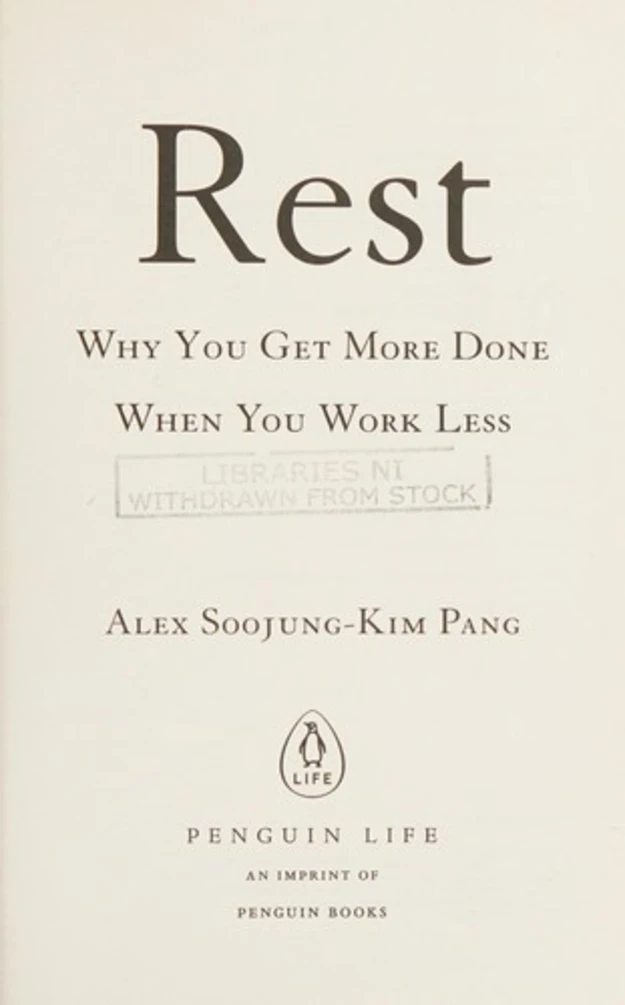 Rest book cover 