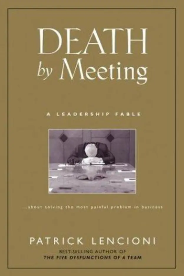 Death by Meeting book cover 